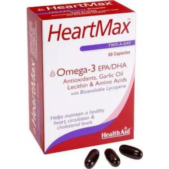 HEALTHAID Хранителна добавка за за здраво сърце, Health Aid Heartmax Strong Heart 60 Vecaps