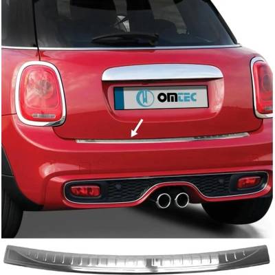 Omtec Nerezový leštený kryt hornej hrany zadného nárazníka Mini Cooper F56, F60 2014-2023