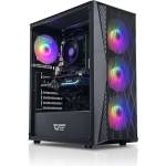ALLRIGS Геймърски компютър ALLRIGS Saola Core - RTX 5060 8GB, AMD Ryzen 5 5500F, 32GB DDR4, 2TB NVMe, 650W, въздушно охлаждане, WiFi (AR-SAOLA-5060-32-2T-WIFI)