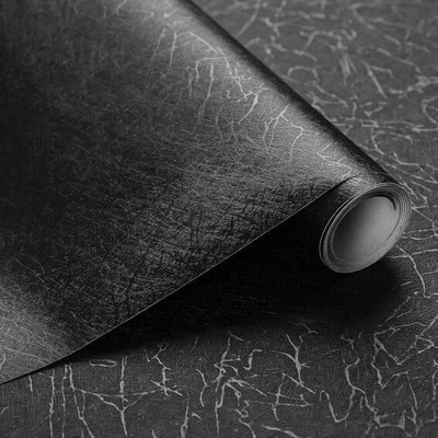 Abyssaly Samolepicí fólie na nábytek Černá Samolepicí fólie 40cm x 1000cm Dekorativní fólie Na