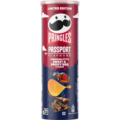 Pringles Passport Flavours Canadian Style Sweet & Smoky BBQ 165 g
