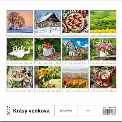 Krásy venkova nástěnný 2027