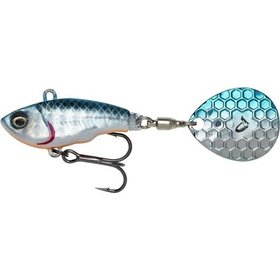 Savage Gear Tail Spinner Fat Tail Spin Sinking Blue Silver - 6,5cm 16g