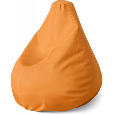 Sablio Sedací vak Pear Mandarinková Sablio 70 x 95 x 15 cm