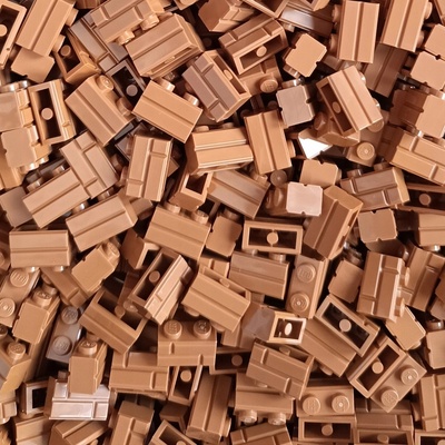 LEGO® 98283 Tehla 1x2 Nugátová Medium Nougat 50ks