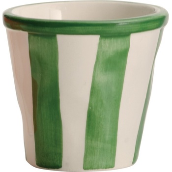 Zafferano Чаша халба Lido Righe раирана 70 мл зелена (RIG0005)