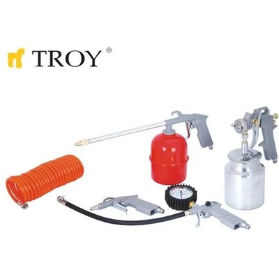 TROY Комплект пневматични инструменти - 5 части (t 2008)