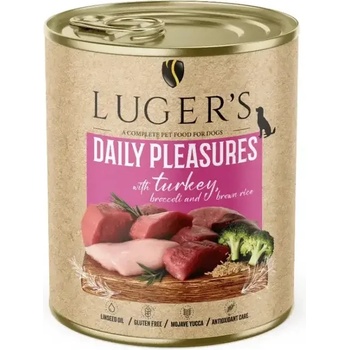 Luger’s Superfood Luger`s Dog храна за кучета с пуйка и броколи, 800gr