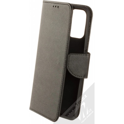 Pouzdro 1Mcz Fancy Book Xiaomi Redmi Note 10, Redmi Note 10S, Poco M5s černé