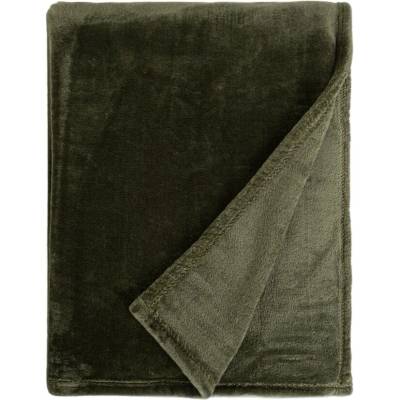 Homla polyester zelená deka 150x200