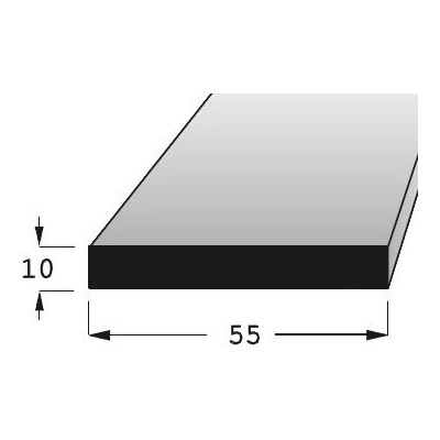 Hranolek 55x10mm, délka 200cm