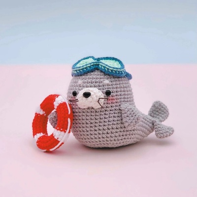 Graine Creative Sada na háčkování Amigurumi Tuleň Natto