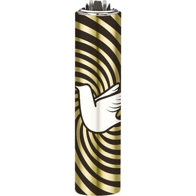Clipper Metal Cover Peace Symbols 4