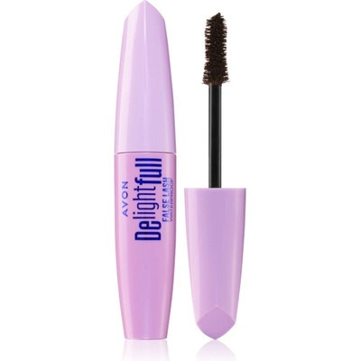 Avon DelightFull False Lash водоустойчива удължаваща спирала цвят Lava Brown 10ml