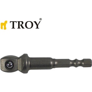 TROY Ударен адаптер за вложки 1/4 (6.3 мм) към 1/2 / Troy 22293 / (T 22293)