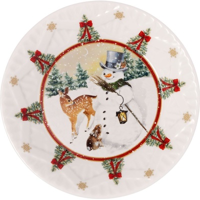 Villeroy & Boch Toy's Fantasy sněhulák se zvířaty 16 cm