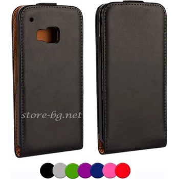 Image 1 of HTC One M9 Флип Кожен Калъф + Протектор