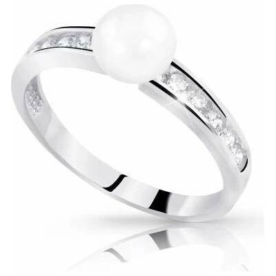 Cutie Jewellery prsten z bílého zlata s perlou Z8035 10 X 2