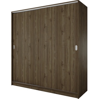 IRIM Гардероб двукрилен с плъзгащи врати Сити 1009 орех адмирал