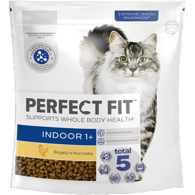 Perfect Fit (Indoor 1+) 750g Богата на пилешко месо - суха храна за домашни котки