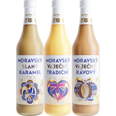 Metelka Moravské trio 14% 0,5 l + 0,5 l + 0,5 l (holá láhev)