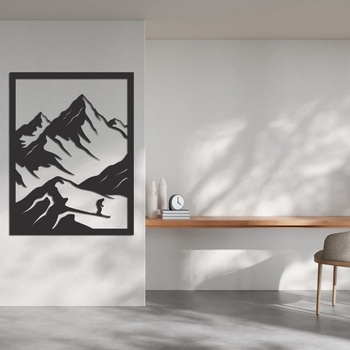 Decono Метална Декорация Скиор