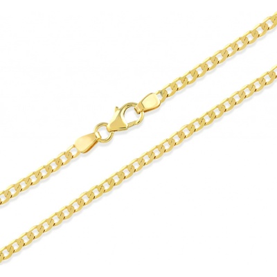 Lillian Vassago Zlatý řetízek typu pancer LLV59-GCH050Y Žlutá