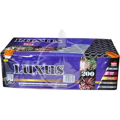 Kompaktní ohňostroj LUXUS 200 ran