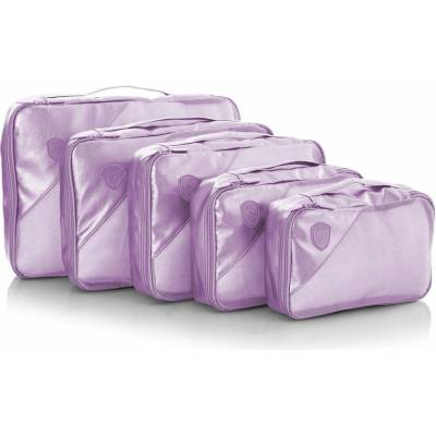 Heys Metallic Packing Cube 5pc Lilac