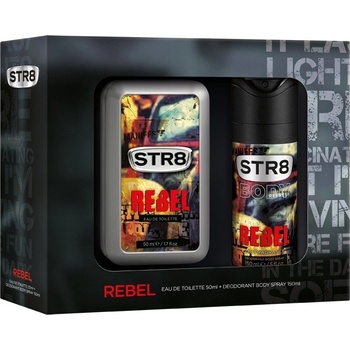 STR8 Rebel EDT 50 ml + deospray 150 ml dárková sada