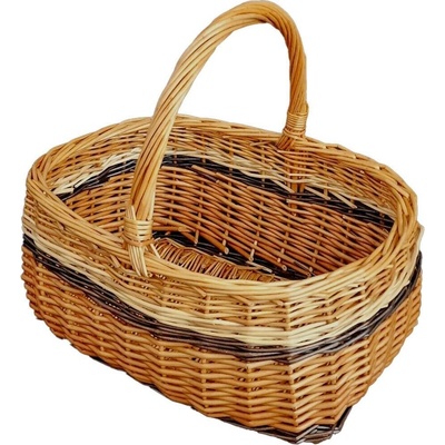 Košík nákupní PERELKA menší 36x26x28cm lakovaný