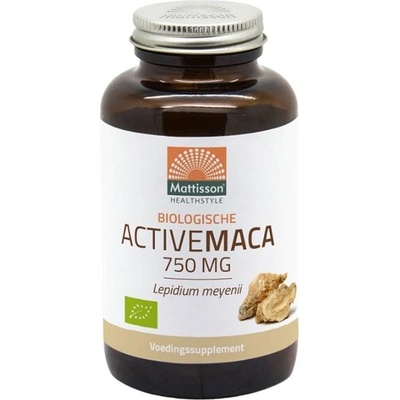 Mattisson Healthstyle Active Maca, 750 mg, 90 капсули, Mattisson Healthstyle (MT2615)