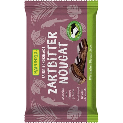 RAPUNZEL Bio hořká s nugátem 100 g