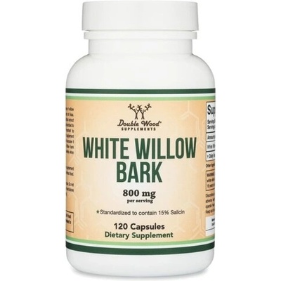 Double Wood Supplements Бяла върба (кора) 400 mg 120 капсули | Double Wood (27286 DW)