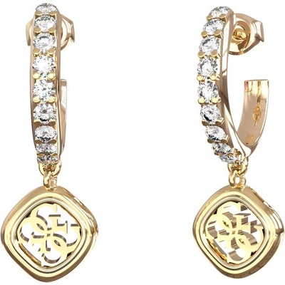 Guess Visací náušnice s krystaly Jaipur Splendor JUBE06151JWYGT/U