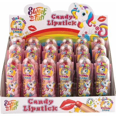 Sweet´n Fun Unicorn Candy Lipstick lízanka 6 g