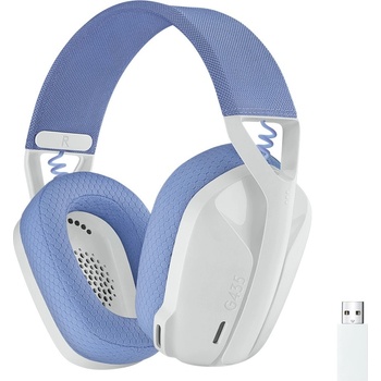 Logitech G435 Lightspeed wireless white-blue (981-001074)
