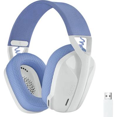 Logitech G435 Lightspeed wireless white-blue (981-001074)