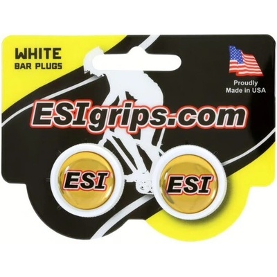 Esi Grips Bar Plugs, koncovky - White