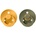 BIBS Colour Natural Rubber Size 2: 6+ months биберон Honey Bee / Olive 2 бр