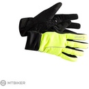 Cyklistické rukavice Craft Siberian 2 LF yellow/black