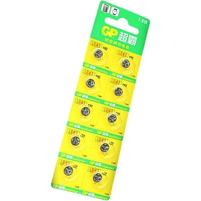GP Batteries Батерии алкални gp lr41, 1.5v, 1 бр (gpbalr41)