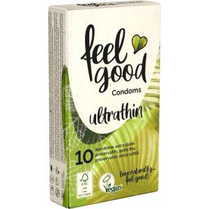feelgood ultrathin/ vegan, ultra-thin and ultra-delicate condoms 10 pcs