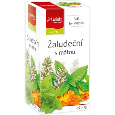 NATUR Tea APO Žaludeční s mátou 20 x 2 g