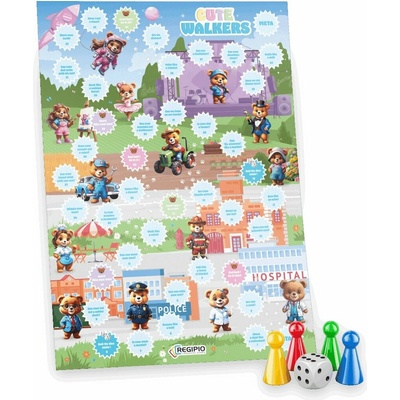 Cute Walkers (Mini Board Game)