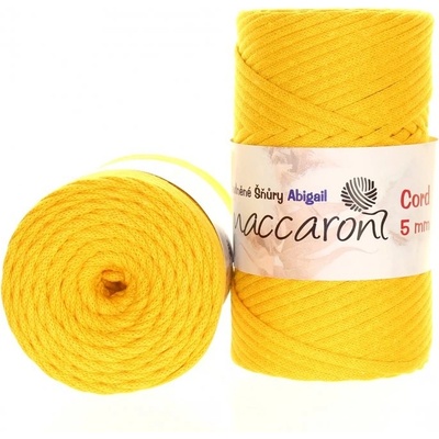 Maccaroni Bavlněné šňůry 5mm žlutá 406_04