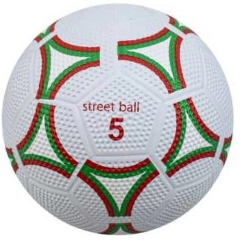 Maxima Футболна топка maxima, Размер 5, Гумена, Бяла с зелено