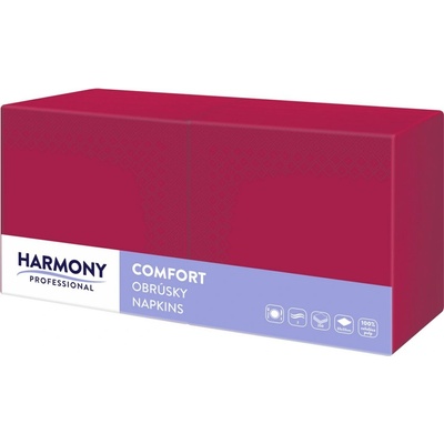 Harmony Ubrousky 2V bordo 33x33 cm 250 ks