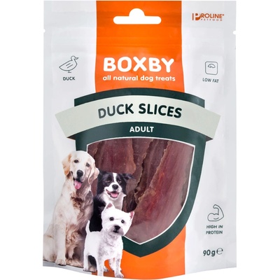 Boxby 3 x 90 g Boxby Duck Slices закуски за кучета