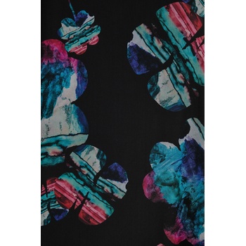 Desigual Рокля Desigual WATERCOLOR LACROIX в черно дълга със стандартна кройка 25WWVK03 (25WWVK03)